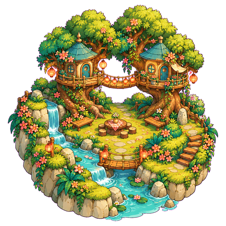 Illustration de l’Île de l’Amitié et de la loyauté